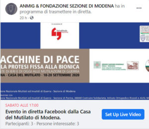 Diretta Facebook Macchine di Pace